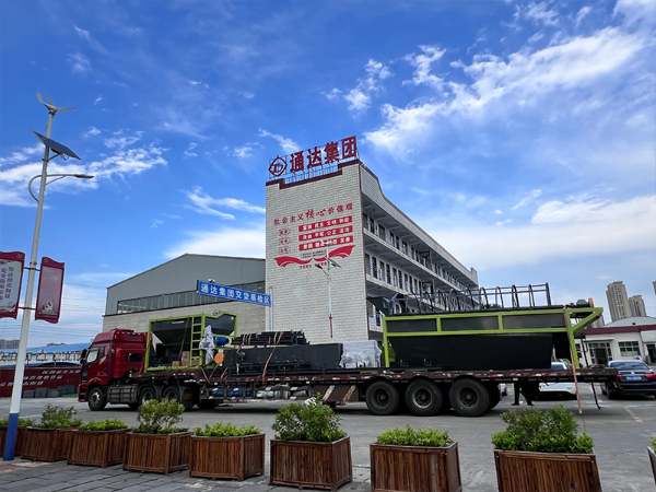 貴州遵義有機(jī)肥生產(chǎn)線(xiàn)發(fā)貨